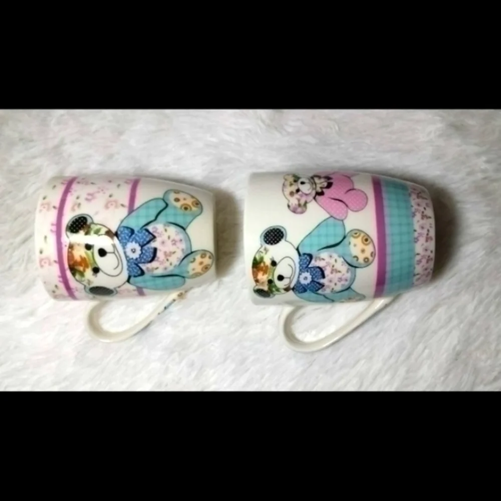 All For You Patchwork Teddy Bear Ceramic M…
